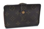 Auth LOUIS VUITTON Monogram Porte Monnaie Billets Viennois M61663 Wallet H5341 Supply