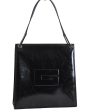 Authentic GUCCI Shoulder Tote Bag Leather Black 1092C Sale