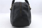 Authentic BURBERRY Vintage Leather Shoulder Tote Bag Black 1238D Discount