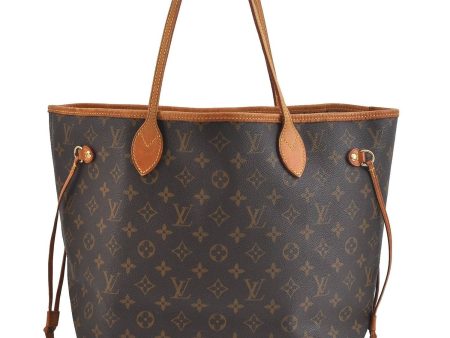 Authentic Louis Vuitton Monogram Neverfull MM Tote Bag M40156 LV 1621D Sale