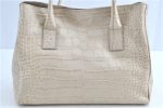 Authentic FURLA Leather Shoulder Tote Bag Ivory H9107 Online now