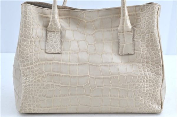 Authentic FURLA Leather Shoulder Tote Bag Ivory H9107 Online now