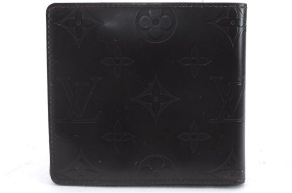 Auth Louis Vuitton Monogram Glace Portefeuille Compact Wallet M66490 Brown 9527C Discount