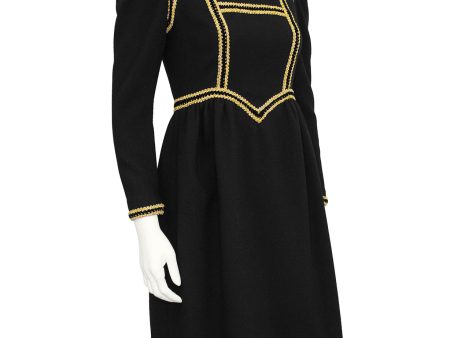 Black and Gold Dress For Discount