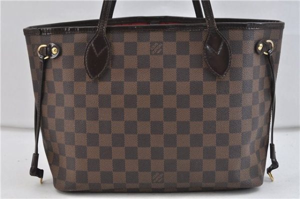 Authentic Louis Vuitton Damier Neverfull PM Tote Bag N51109 LV 1092D Online Sale