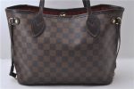 Authentic Louis Vuitton Damier Neverfull PM Tote Bag N51109 LV 1606D Sale