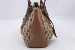 Authentic GUCCI Shoulder Tote Bag GG Canvas Leather 94898 Brown 2048D Supply