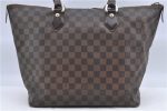 Authentic Louis Vuitton Damier Saleya MM Shoulder Tote Bag N51182 LV H9022 Online Hot Sale