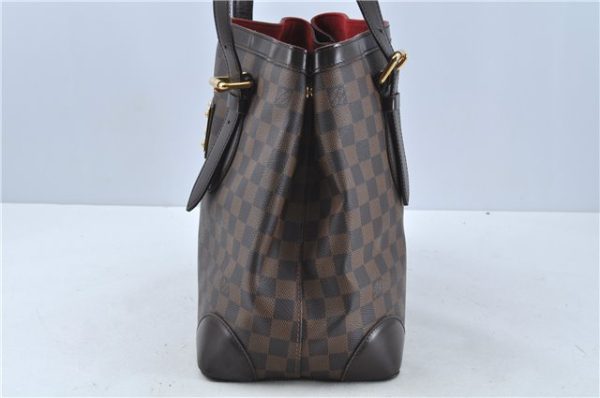 Authentic Louis Vuitton Damier Hampstead MM Shoulder Tote Bag N51204 LV H9145 Sale