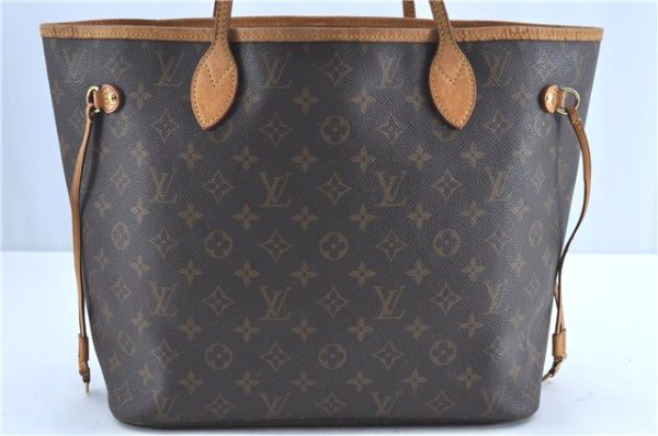 Authentic Louis Vuitton Monogram Neverfull MM Tote Bag M40156 LV H9577 For Cheap