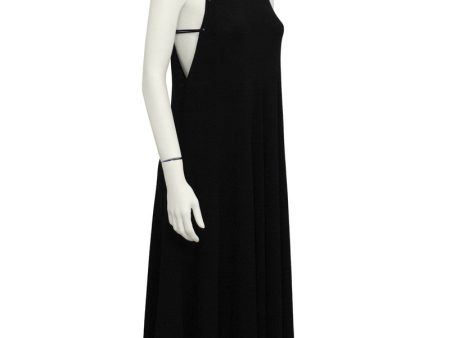 Black Double Strap Evening Dress Discount