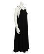 Black Double Strap Evening Dress Discount