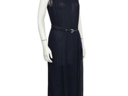 Navy Pleated Dress Supply