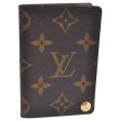 Auth Louis Vuitton Monogram Porte Cartes Credit Pression M60937 Card Case H5719 Supply