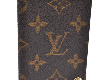 Auth Louis Vuitton Monogram Porte Cartes Credit Pression M60937 Card Case H5719 Supply