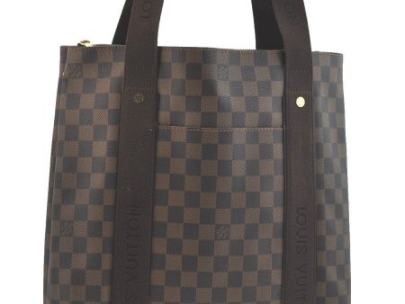 Authentic LOUIS VUITTON Damier Cabas Beaubourg Shoulder Tote Bag N52006 LV 9893A Online Sale