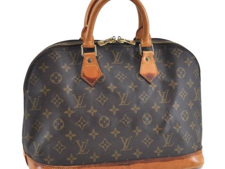 Authentic LOUIS VUITTON Monogram Alma Hand Bag M51130 LV H4708 Supply