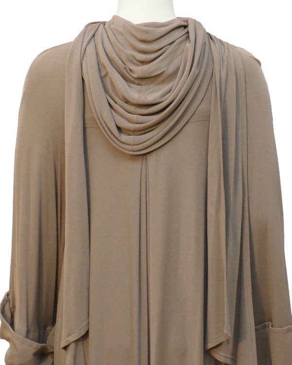 Brown Mocha Gown with Hood Online Sale