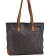 Authentic Louis Vuitton Monogram Cabas Mezzo Tote Bag M51151 LV Junk 0797D Cheap