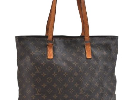 Authentic Louis Vuitton Monogram Cabas Mezzo Tote Bag M51151 LV Junk 0797D Cheap