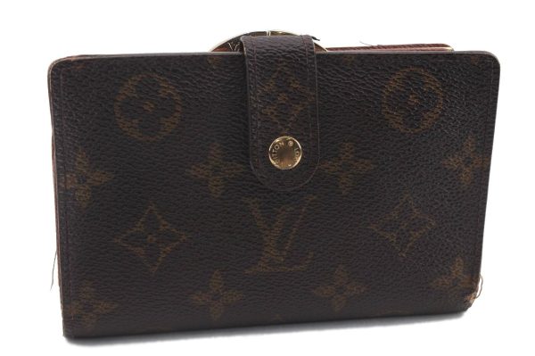 Auth LOUIS VUITTON Monogram Porte Monnaie Billets Viennois M61663 Wallet 1911C Hot on Sale