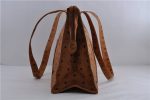 Authentic MCM Visetos Leather Vintage Shoulder Tote Bag Brown  2092D For Cheap