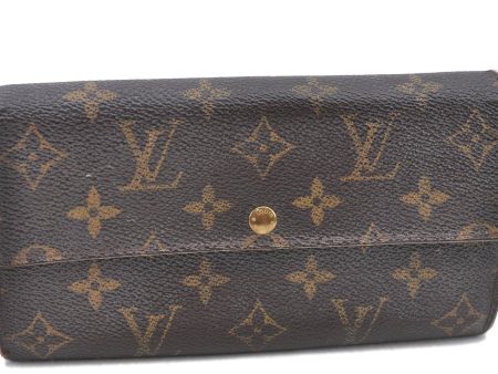 Auth Louis Vuitton Monogram Pochette Porte Monnaie Credit Wallet M61726 LV H9479 on Sale