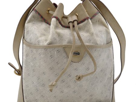 Auth GUCCI Centennial Line Shoulder Cross Bag GG PVC Leather Ivory Junk 2994C on Sale