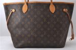 Authentic Louis Vuitton Monogram Neverfull MM Tote Bag M40156 LV 1169D Sale