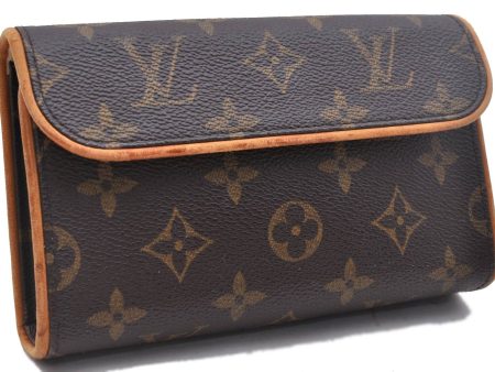 Authentic Louis Vuitton Monogram Pochette Florentine Clutch Bag M51855 LV 1601D Online