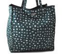 Authentic PRADA Nylon Leather Shoulder Tote Bag Green White 1199D Hot on Sale