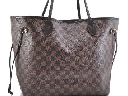 Authentic LOUIS VUITTON Damier Neverfull MM Tote Bag N51105 LV 0436B Online Sale