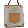 Auth GUCCI Wab Sherry Line Micro GG PVC Leather Shoulder Tote Bag Ivory H4786 on Sale