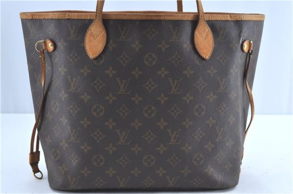 Authentic Louis Vuitton Monogram Neverfull MM Tote Bag M40156 LV H9577 For Cheap