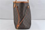 Authentic Louis Vuitton Monogram Neverfull MM Tote Bag M40156 LV 1621D Sale