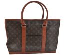 Auth Louis Vuitton Monogram Sac Weekend PM Vintage Tote Hand Bag M42425 LV 0578D Cheap