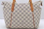 Authentic Louis Vuitton Damier Azur Totally PM Tote Bag White N41280 LV 2127D Supply