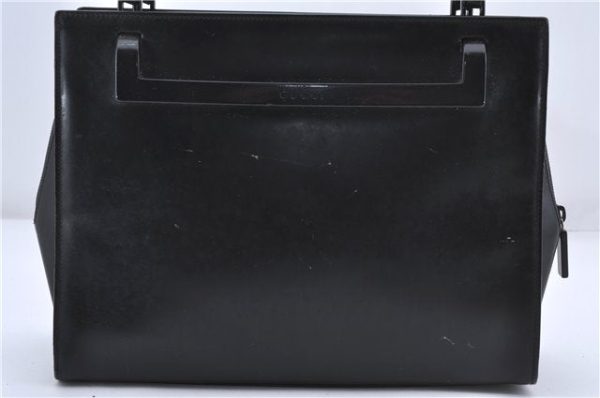 Authentic GUCCI Shoulder Tote Bag Purse Leather Black 0429D For Cheap