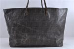 Authentic FENDI Zucca Shoulder Tote Bag PVC Leather Brown 1673D Supply