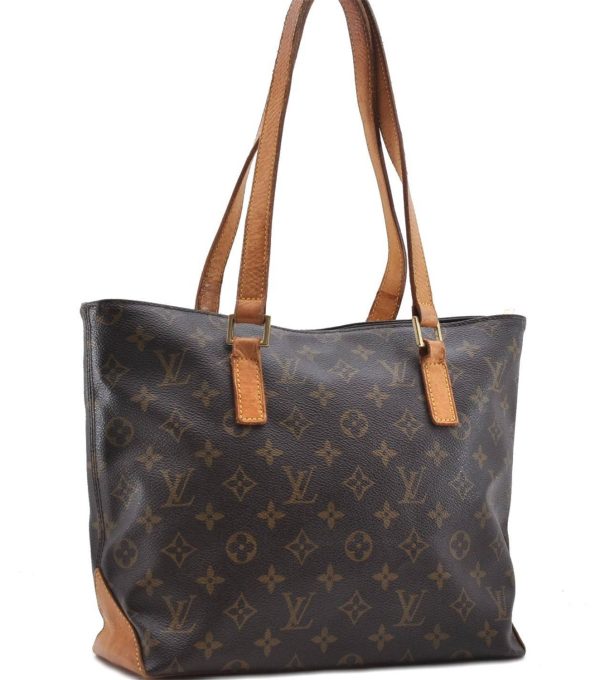 Authentic Louis Vuitton Monogram Cabas Piano Tote Bag M51148 LV 0211D Online now