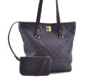 Auth LOUIS VUITTON Monogram Empreinte Citadine PM Tote Bag M40553 Purple G3115 Online Hot Sale