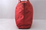 Authentic PRADA Nylon Leather Shoulder Tote Bag Red 2379D Online Hot Sale