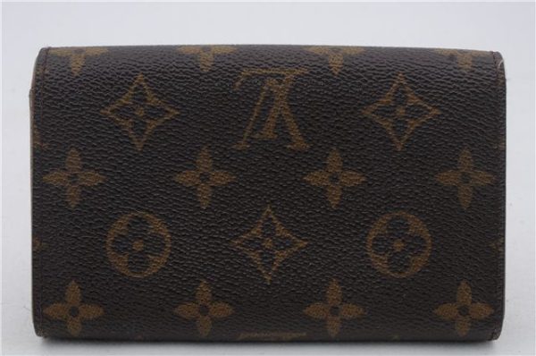 Auth Louis Vuitton Monogram Porte Monnaie Billets Tresor Wallet M61730 LV 2308D Sale