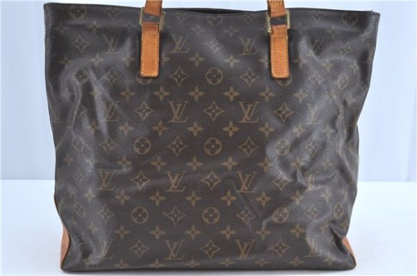 Authentic Louis Vuitton Monogram Cabas Mezzo Tote Bag M51151 LV Junk H9069 Discount