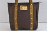 Authentic Louis Vuitton Antigua Cabas MM Tote Bag Brown M40086 LV 2179D For Cheap