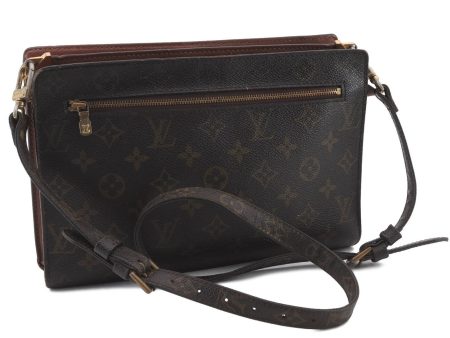 Authentic LOUIS VUITTON Monogram Enghien Shoulder Cross Bag M51205 LV Junk H4396 Online Sale