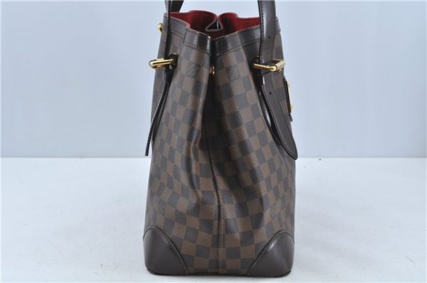 Authentic Louis Vuitton Damier Hampstead MM Shoulder Tote Bag N51204 LV H9145 Sale