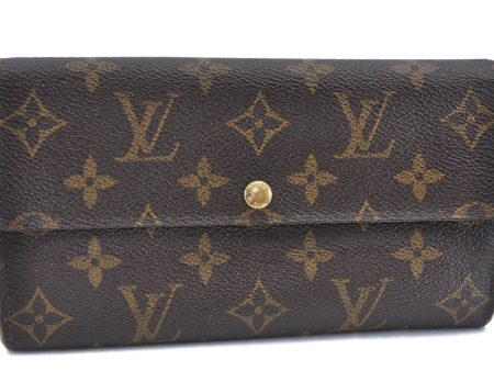 Auth Louis Vuitton Monogram Pochette Porte Monnaie Credit Wallet M61725 LV H5688 Online Hot Sale