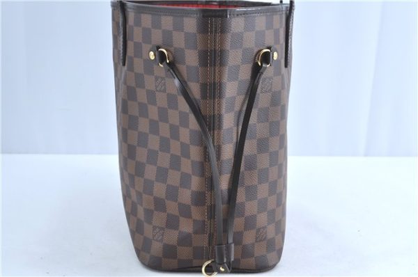 Authentic Louis Vuitton Damier Neverfull MM Tote Bag N51105 LV G8341 Fashion