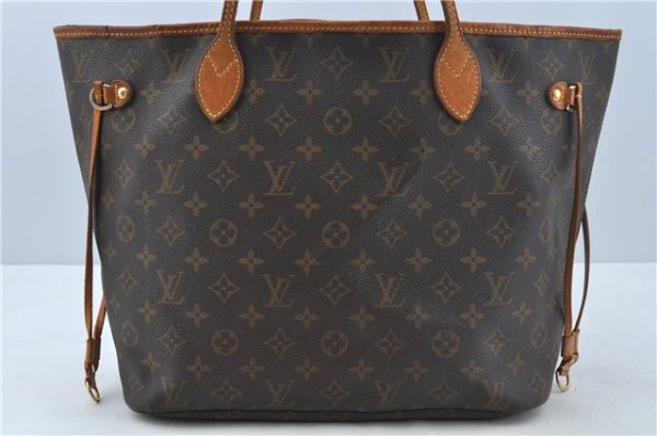 Authentic Louis Vuitton Monogram Neverfull MM Tote Bag M40156 LV H9419 Discount